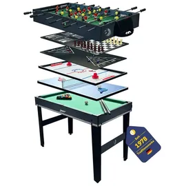 Best Sporting Tischkicker Kinder 10 in 1 PANTHER - Multi Kickertisch Kinder mit 10 Spielen: Billard, Tischtennis, Airhockey, Shuffleboard...