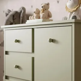 lookway Kommode BABUSHKA mit Schubladen lackiert olivgrün