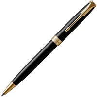 Parker Kugelschreiber Sonnet mit Gratis Gravur (M, Schwarz) | SKU: 1931497 | Drehkugelschreiber | Kuli | Schreibgerät | Bürobedarf | Kugelschreiber