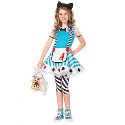 Leg Avenue Kostüm Alice im Wunderland Kostüm für Kinder, Niedliches Kostüm für junge Alice im Wunderland Fans