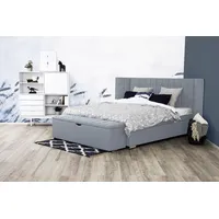 Home Affaire Boxspringbett HOME AFFAIRE "Piazza", grau, B:201cm L:210cm,
