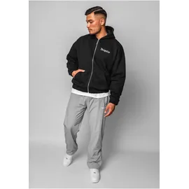 dropsize Sweatjacke DROPSIZE "Dropsize Herren Super Heavy Oversize Blank Zip Hoodie", Herren, Gr. L, schwarz, 70% Baumwolle, 30% Polyester, Sweatjacken Sweatjacke