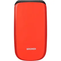 Brondi Raptor Orange Handy Flip Dual Sim Display 2,8 Zoll Farbdisplay