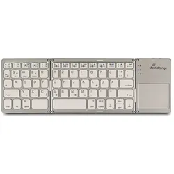 MEDIARANGE Funk-Tastatur MROS133, Touchpad, silber
