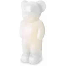 authentics Lumibär Dekoleuchte LED, Leuchtfigur in Bärenform mit Fernbedienung, Polyethylen, Weiß, 523700