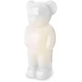 authentics Lumibär Dekoleuchte LED, Leuchtfigur in Bärenform mit Fernbedienung, Polyethylen, Weiß, 523700