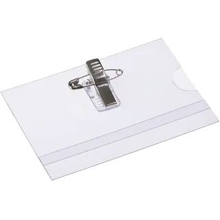 Europel Namensschilder mit Hosenträger clip, 90x60 mm, 24 Stück 121261