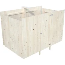 Palmako Gartenhaus Karl 3,15 x 1,96 m Natur