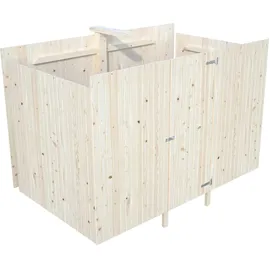 Palmako Gartenhaus Karl 3,15 x 1,96 m Natur