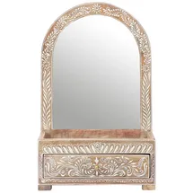 Marrakesch Orient & Mediterran Interior Akhila 1  Standspiegel 80 x 60 cm Braun