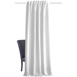 HOMEbasics Schmidt Fertiggardine Acustico 135 x 160 cm Polyester Weiß