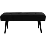 House Nordic Sitzbank Skiby Schwarz 100 x 44 x 35 cm