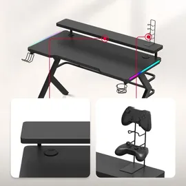 huzaro Hero 5.0 RGB Gaming-Schreibtisch