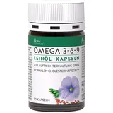 doc nature’s Omega 3 6 9 Kapseln 90 Stück - Nahrungsergänzungsmittel mit den Omega 3-6 -9 Fettsäuren - Bio Leinöl - Alpha Linolensäure