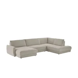 Lounge Collection Wohnlandschaft Chenille 3-Sitzer Beige