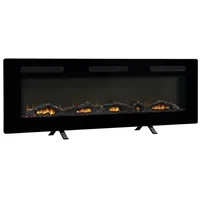 GLEN DIMPLEX Elektrokamin »Sierra 60«, max. 1,6 kW, , inkl. Fernbedienung, , Verbinden Sie Ihren Elektrokamin mit der Tuya Smart App über Bluetooth  mit Ihrem Smartphone, Heizfunktion - schwarz