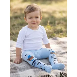 TupTam Baby Jungen Strickstrumpfhose 6er Pack, Farbe: Farbenmix 2, Größe: 62-74 - 62-74