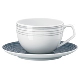 Rosenthal Espressotasse TAC Gropius Stripes 2.0 matt Espressotasse 2tlg., Porzellan