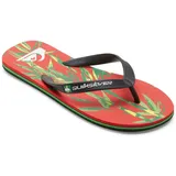 QUIKSILVER Herren Molokai Art Sandale, Black/Red/Black, 39 EU