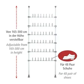 Wenko Herkules 94 x 300 x 9 cm grau,weiß
