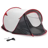 JEMIDI Wurfzelt Pop Up Wurfzelt 2 Personen - Camping & Trekkingzelt - leicht, (1 tlg) rot 120,00 cm x 220,00 cm x 95,00 cm