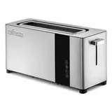 Ufesa Plus Delux Toaster 1 Extra Lange Scheibe, LCD-Digitalbildschirm, 1050 W, Auftauen und Aufwärmen - Schwarz