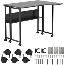 Maclean Brackets Klappschreibtisch Schwarz