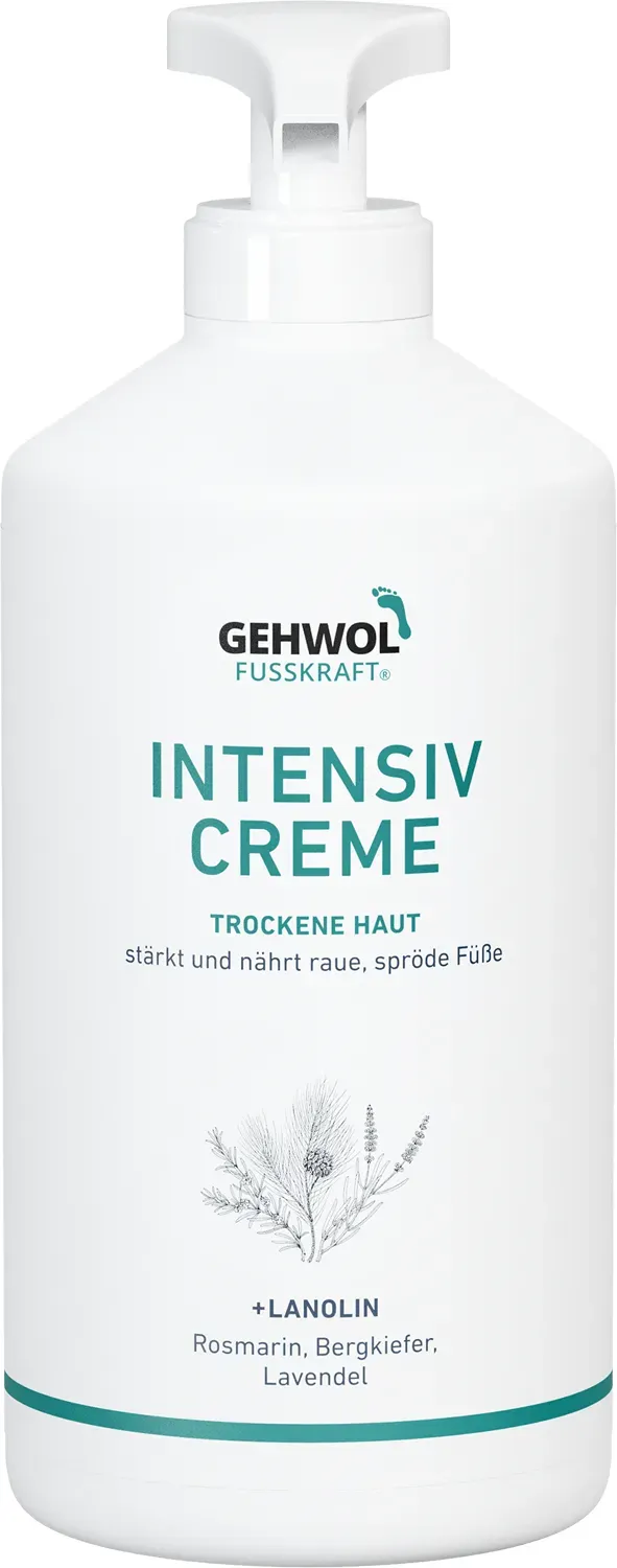 GEHWOL Fusskraft BLAU trockene und spröde Haut / Intensivcreme  500ml