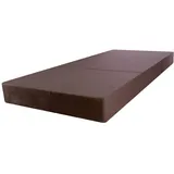 Stillerbursch® Klappmatratze Studio 15cm | Gästematratze Faltmatratze Notbett | Mikrofaser | Made in Germany | Ökotex 100 | 3-teilige Faltmatratze | Abnehmbarer Bezug | 70x195