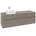 Waschbeckenunterschrank 1600x548x500 mm, 4 Auszüge , für Waschbecken links, C05000, Farbe: Front/Korpus: Truffle Grey, Griff: Truffle Grey