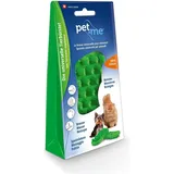 ペットアンドミー pet+me Bürste für Langhaar grün Katzenpflege