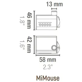 Sicce MiMouse Zimmerbrunnenpumpe 300 l/h 0.5m