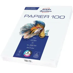 Avery Zweckform Avery 2566-250, Laser-/Inkjet-Druck, A4 (210x297 mm), 250 Blätte