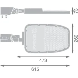 LEDVANCE LED-Mastan-/aufsatzleuchte SLAREA#4099854079825