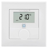 eQ-3 Homematic IP Wandthermostat mit Luftfeuchtigkeitssensor weiß, Funk-Wandthermostat (156669A0)