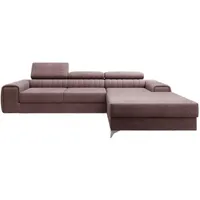 Luxusbetten24 Schlafsofa Designer Sofa Melinda, mit Schlaf- und Klappfunktion rosa