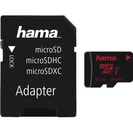 Hama R80 microSDXC 128GB Kit, UHS-I U3, Class 10 (213116)