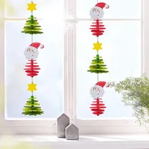 HABA Erstes Fädeln Filzgirlande Weihnachtsmann Bastelset