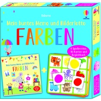 Usborne Verlag Mein buntes Memo und Bilderlotto: Farben