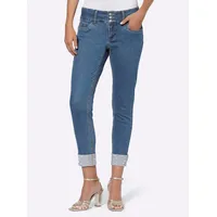 Heine Push-up-Jeans in blue-bleached | Gr.: 50