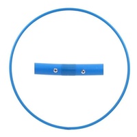 Hoopomania Hula-Hoop-Reifen Hula Hoop Rohling, HDPE-20mm, BLAU, Durchmesser 70cm blau Ø 70 cm