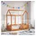 vidaXL Hausbett Wachsbraun 70 x 140 cm Kiefer braun