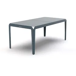 Bended Table / Outdoor Esstisch  180x90 grau/blau