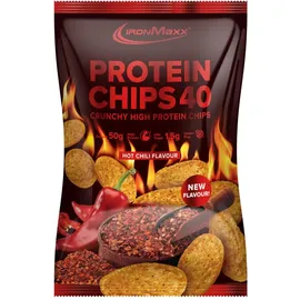 Ironmaxx Protein Chips 40 Hot Chilli 50 g