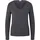 Tom Tailor Front Logo Coin Pullover Mit V-ausschnitt Evident Anthracite Melange M