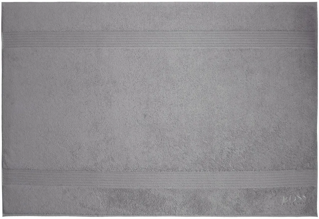 Hugo Boss Home Badematte Loft 60x90 cm | silver - grau