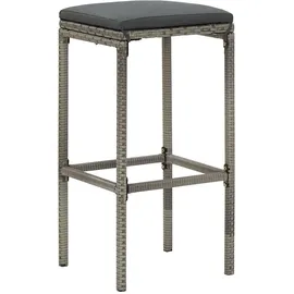 vidaXL Gartenbar Set 5-tlg. Grau