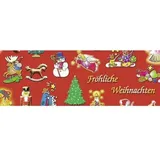 Weihnachts-Transparentpapier 115g/qm 30,5x50cm VE=10 Blatt