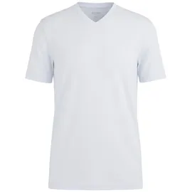 Olymp Herren T-Shirts, V-Neck, 2er Pack - Bodywear, Modern Fit, Baumwolle Weiß 4XL