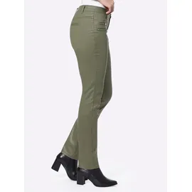 Heine Röhrenhose in khaki | Gr.: 40